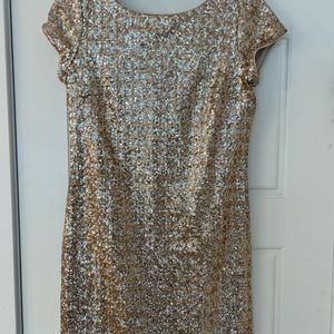 White House Black Market sequin mini dress